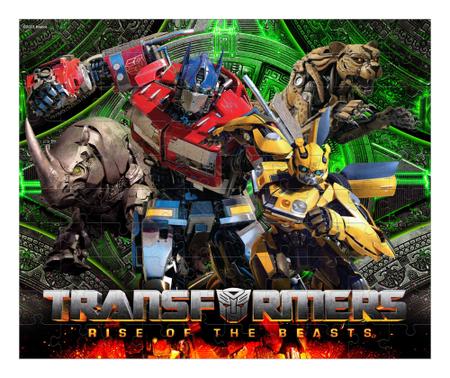Imagem de Quebra Cabeça Transformers- O Despertar das Feras 100 PÇ