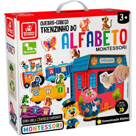 Kit 2 Quebra Cabeça Infantil - Brinquedo Educativo Montessori - Total Bag -  Leve Seu Produto Com Estilo