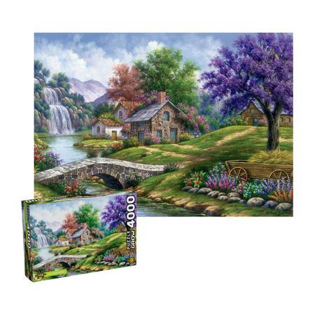 Puzzle Quebra-Cabeça Vila Camponesa 4.000 peças - Grow - Livraria