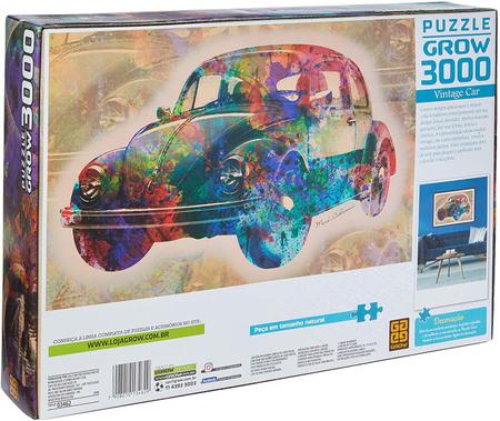 Puzzle 3000 peças Vintage Car - Loja Grow