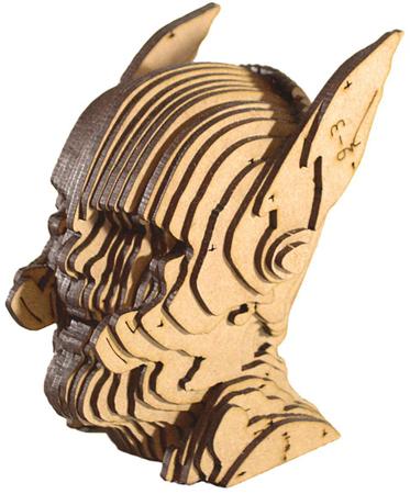 Imagem de Quebra cabeças 3d cabeça thor decoração ornamento enfeite