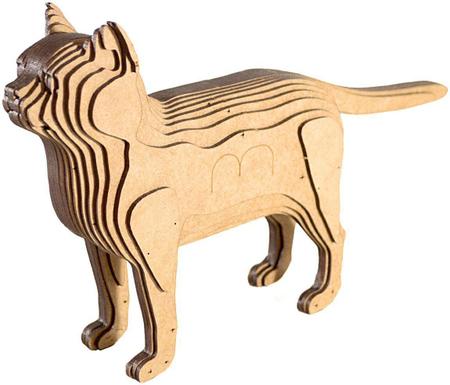 Imagem de Quebra Cabeças 3D Gato Decoração Ornamento Enfeite