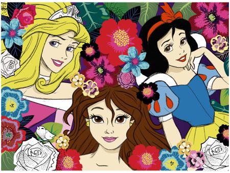 Imagem de Quebra-cabeças 500 Peças Disney Princesas Grow