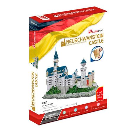 QuebraCabeça 3D Castelo Neuschwanstein -Brinquedos Chocolate