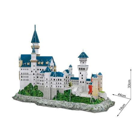 QuebraCabeça 3D Castelo Neuschwanstein -Brinquedos Chocolate