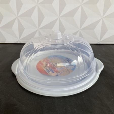Imagem de Queijeira de plástico prime para queijo com tampa colors - 20cm