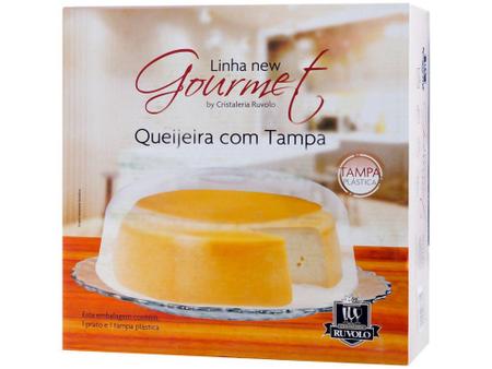 Imagem de Queijeira de Vidro com Tampa Ruvolo - New Gourmet