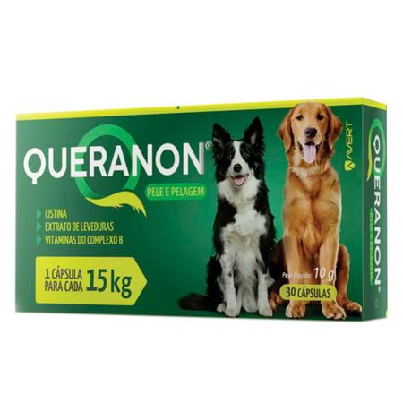 Imagem de Queranon Suplemento Avert Para Cães até 15kg 30 cápsulas