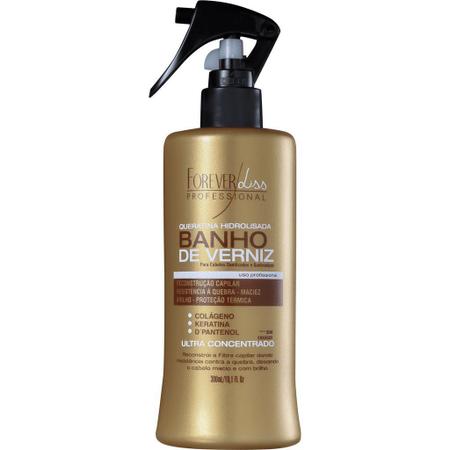 Imagem de Queratina Hidrolisada Banho de Verniz Forever Liss 300 Ml