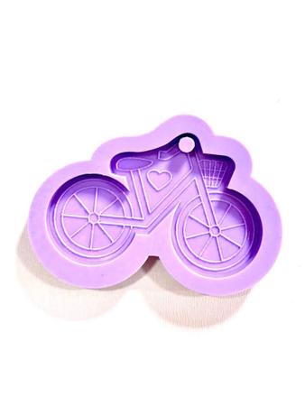 Imagem de R608 molde de silicone bicicleta resina chaveiro