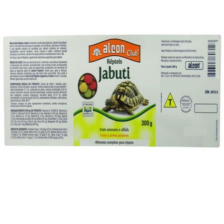 Alcon Club Répteis Jabuti 300g - Solos Agropet