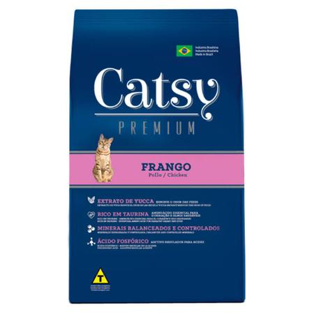 Imagem de Ração Catsy Premium Gatos Sabor Frango 25 Kg