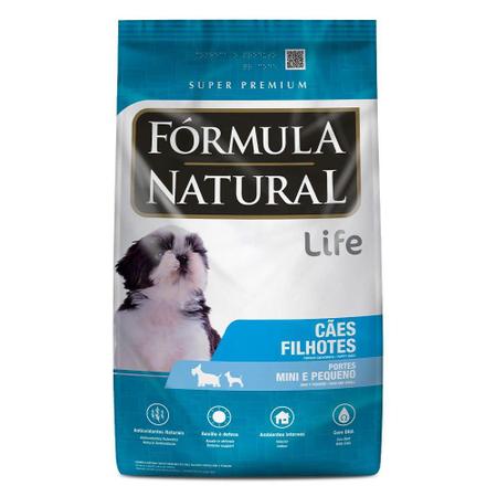 Imagem de Ração Fórmula Natural Life Super Premium para Cães Filhotes Raças Minis e Pequenas - 2,5 Kg