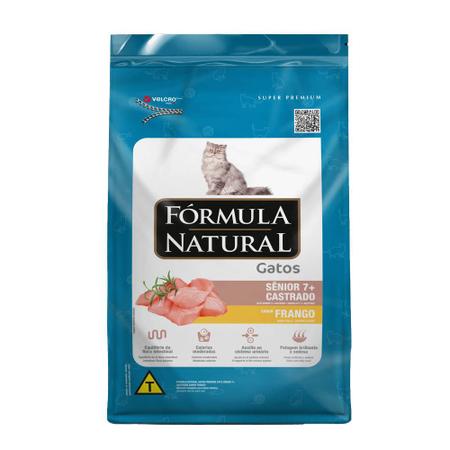 Imagem de Ração Fórmula Natural Super Premium Gatos Castrados Sênior Frango - 7kg