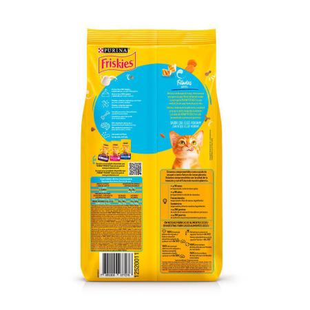 Imagem de Ração Friskies Para Gatos Filhotes Sabor Frango, Cenoura e Leite 1kg