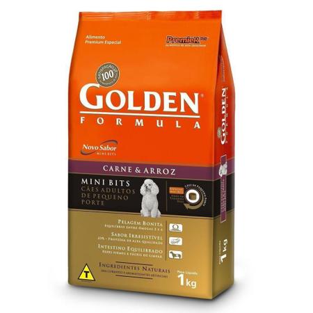 Imagem de RAÇÃO GOLDEN FÓRMULA CÃES ADULTOS RAÇAS PEQUENAS 3kg - Premier