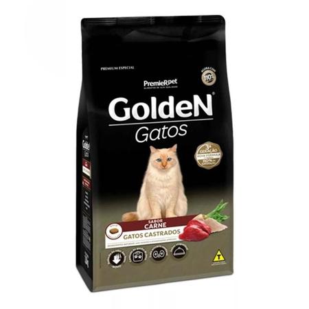 Imagem de Ração golden gatos castrados carne 1kg