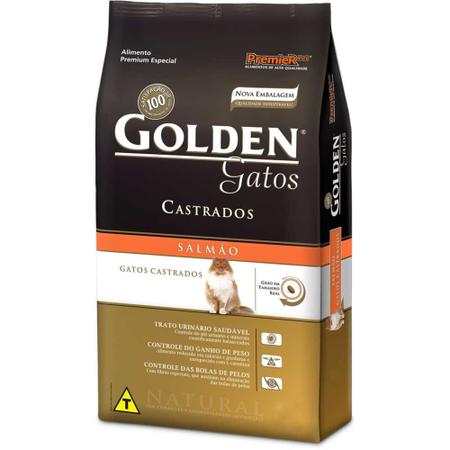 Imagem de Ração Golden Gatos Castrados Salmão 10,1 kg - PremieR Pet