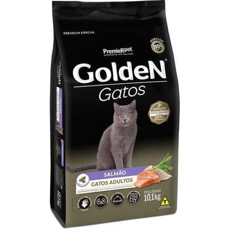 Imagem de Ração Golden Gatos Premium Especial Adulto Salmão 10,1kg