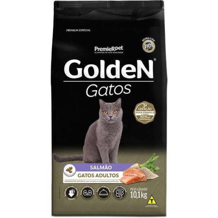 Imagem de Ração Golden Gatos Premium Especial Adulto Salmão 10,1kg