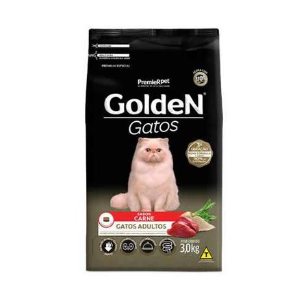 Imagem de Ração Golden para Gatos Adultos Carne 3kg