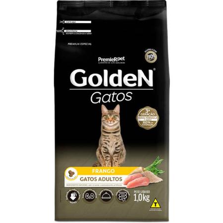 Imagem de Ração Golden Para Gatos Adultos Sabor Frango 1 kilo