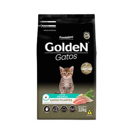 Imagem de Ração Golden para Gatos Filhotes Frango 3kg