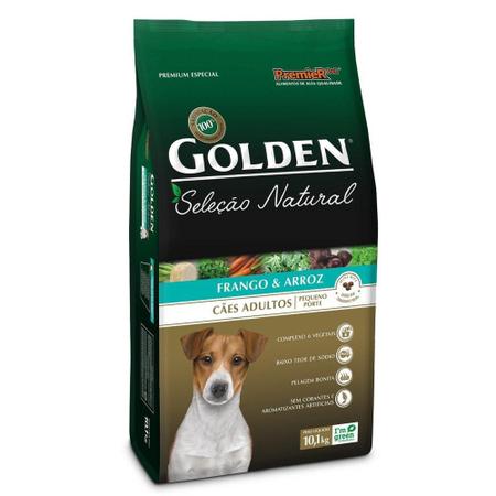 Imagem de Ração Golden Seleção Natural para Cães Adultos de Raças Pequenas Mini Bits 10kg - Premier pet