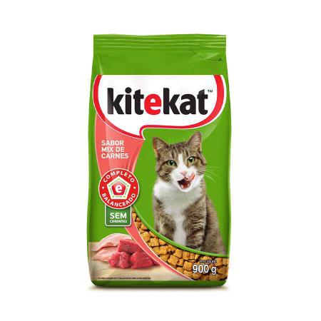 Imagem de Ração Kitekat para Gatos Adultos Sabor Mix de Carnes - 900g