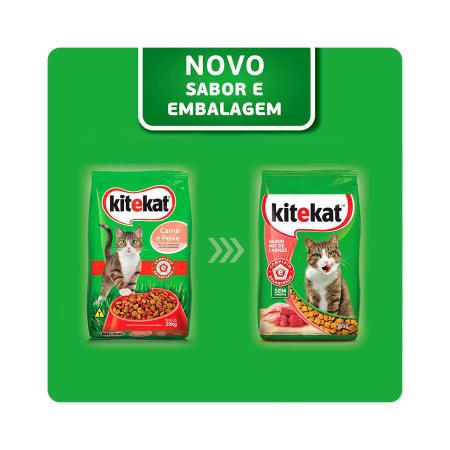 Imagem de Ração Kitekat para Gatos Adultos Sabor Mix de Carnes - 900g