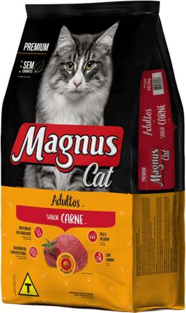 Imagem de Ração Magnus Cat Premium Gatos Adultos Carne 20 kg