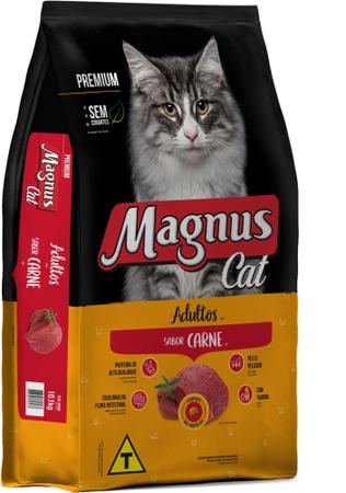 Imagem de Ração Magnus Cat Premium Gatos Adultos Carne 20 kg