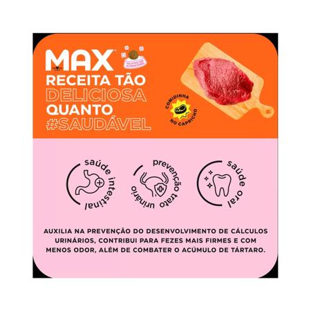 Imagem de Ração Max para Gatos Adultos Sabor Carne