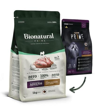 Imagem de Ração Para Cachorro 15KG Special Dog/Bionatural Prime Cão Adulto Raças Pequenas  Sabor Frango e Arroz