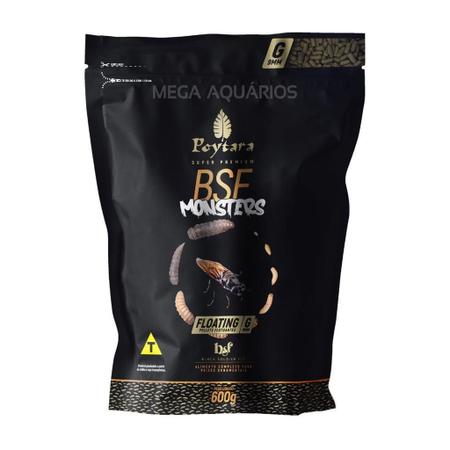 Ração Peixes Poytara BSF Monsters Floating G 600g Imagem de Ração Peixes Poytara BSF Monsters Floating G 600g