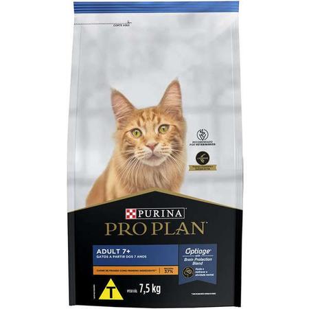 Imagem de Ração Purina Pro Plan para gatos a partir dos 7 anos 7,5kg