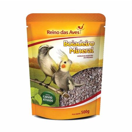 Imagem de Ração Reino das Aves Boaideiro Mineral para Pássaros 500g