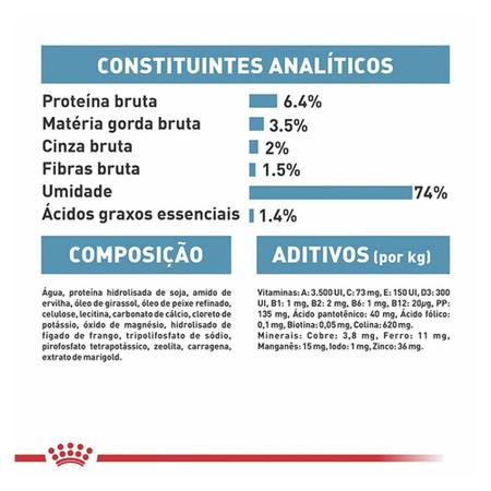 Imagem de Ração Royal Canin Lata Canine Veterinary Diet Hypoallergenic Wet para Cães - 200 g