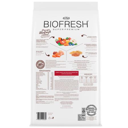 Imagem de Ração Seca Biofresh Mix de Carne, Frutas, Legumes e Ervas Frescas Cães Sênior de Raças Pequenas e Minis - 3 Kg