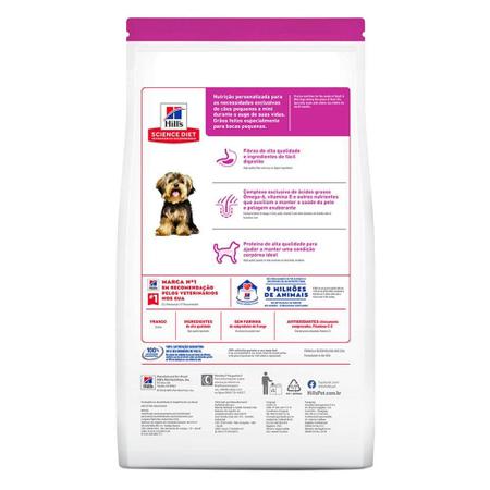 Imagem de Ração Seca Hill's Science Diet para Cães Adultos Raças Minis e Pequenas - 2,4 Kg