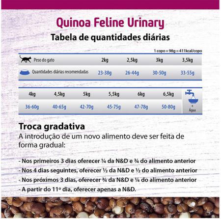 Imagem de Ração Seca N&D Quinoa Feline Urinary Pato para Gatos Adultos com Trato Urinário Sensível - 400g