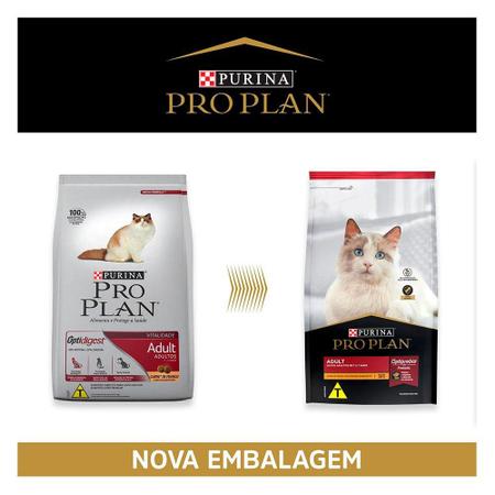 Imagem de Ração Seca Nestlé Purina Pro Plan Frango para Gatos Adultos - 7,5 Kg