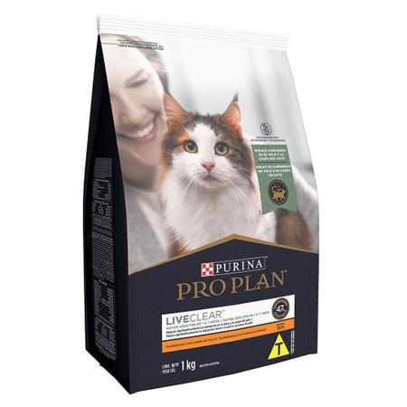 Imagem de Ração Seca Nestlé Purina Pro Plan Live Clear Frango para Gatos Adultos - 1 Kg