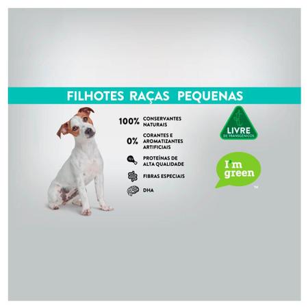 Imagem de Ração Seca Quatree Life Frango e Arroz Cães Filhotes Raças Pequenas - 10,1 Kg