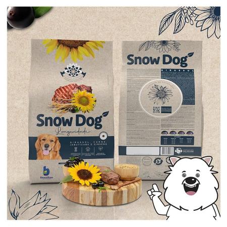 Imagem de Ração Seca Snow Dog Flores Longevidade para Cães Adultos Porte Médio e Grande - 15 Kg