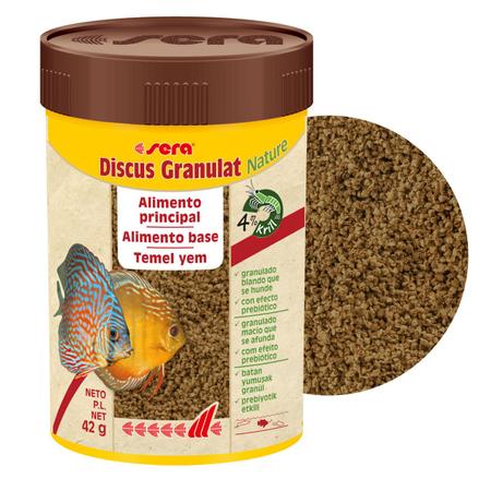 Ração Sera Discus Granules Nature 42g Alimento para Discos