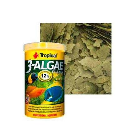 Imagem de Ração Tropical 3 - Algae Flakes - 200G