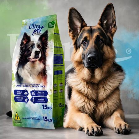 Imagem de Racao Ultra Pet Premium Caes Adultos Carne-arroz-batata Doce 15kgs