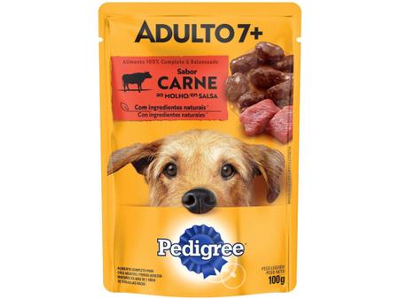 Imagem de Ração Úmida para Cachorro Adulto Sachê Pedigree - Carne ao Molho 100g