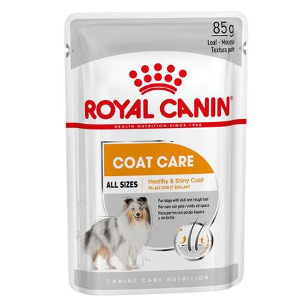 Imagem de Ração Úmida Royal Canin Sachê Cães Adultos Coat Care 85 G